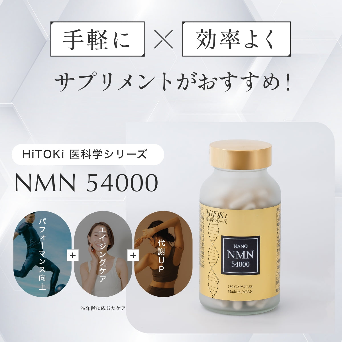 医科学シリーズ NMN 54000 – HiToKi